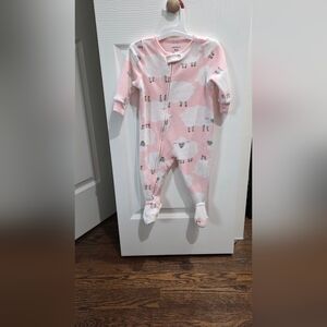 Carter's Pink Sheep Pattern Footie